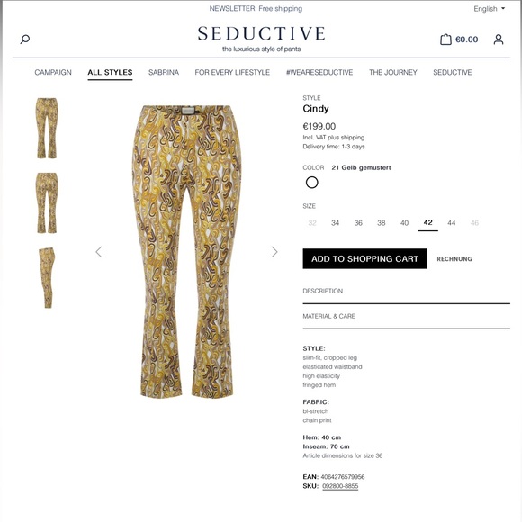 Seductive Pants- European Luxury Brand! - Picture 4 of 7